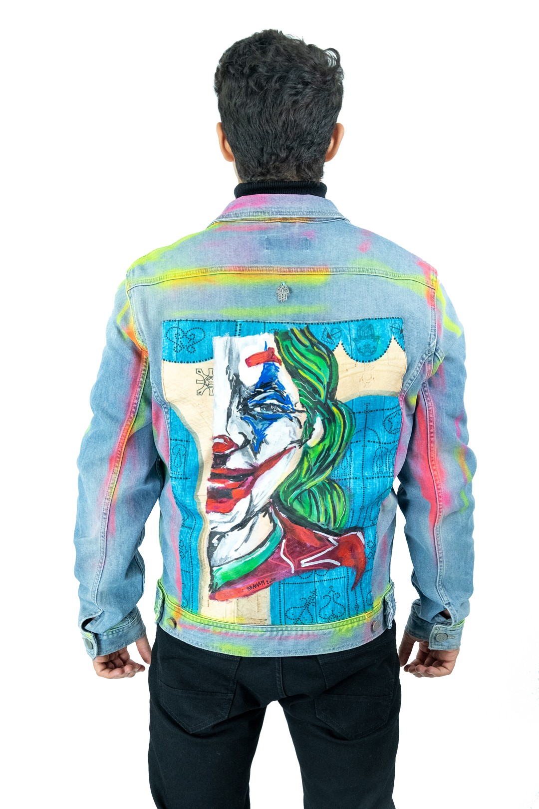 Veste en online jean joker