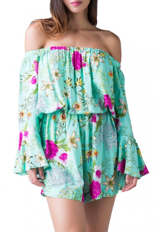 Combishort fleurs