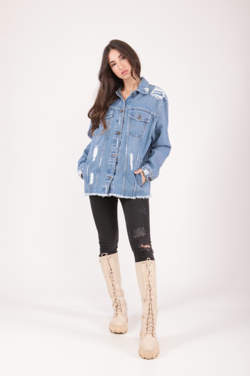 VESTE JEAN AVEC UNE...