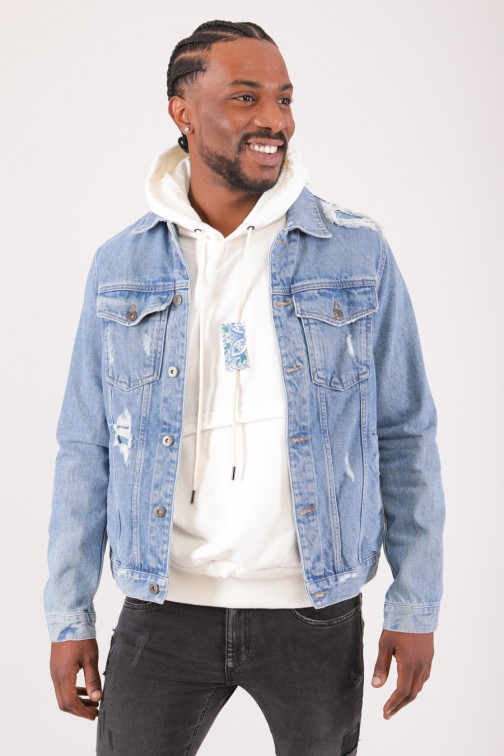 VESTE JEAN BLEU