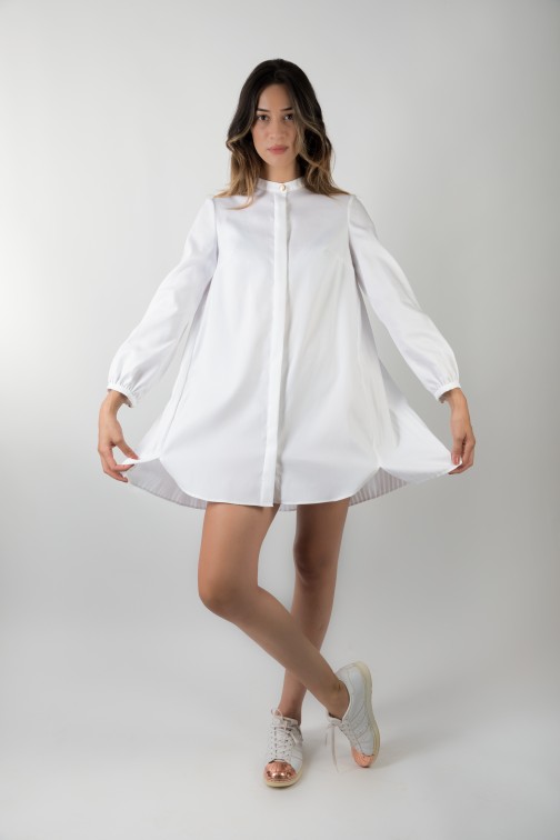 Robe chemise Issey Blanche