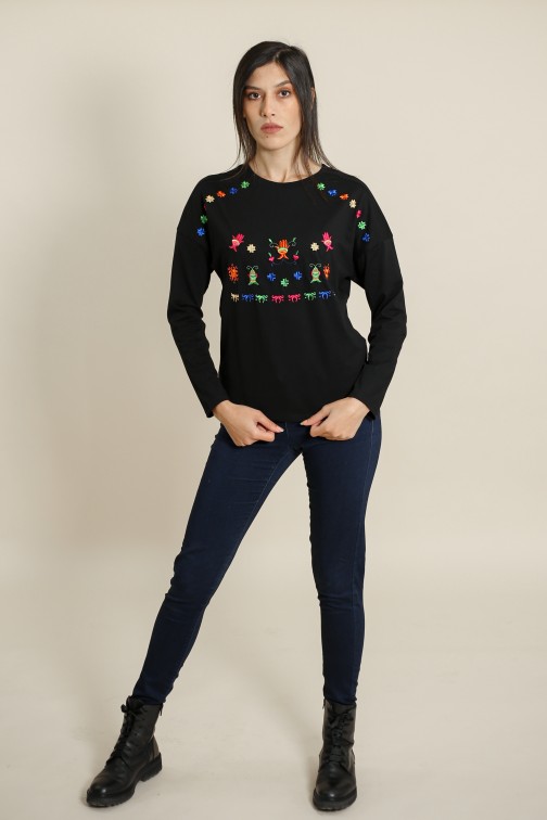 T-Shirt Lyna noir