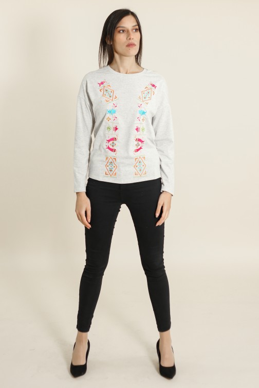 T-Shirt Berbère Gris