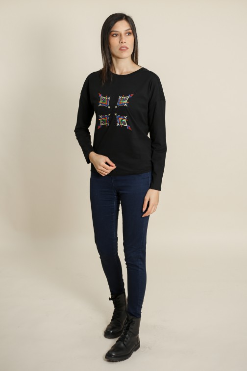 T-Shirt Zina Noir