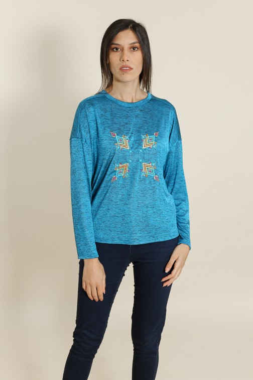 T-Shirt Zina Bleu
