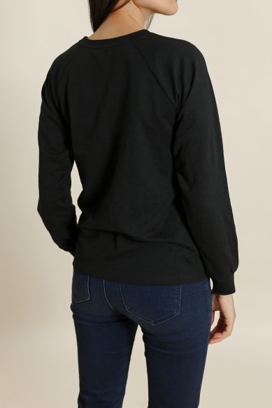 Sweat Papillons Noir 
