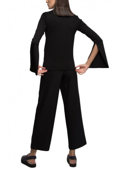 Architectural knit top