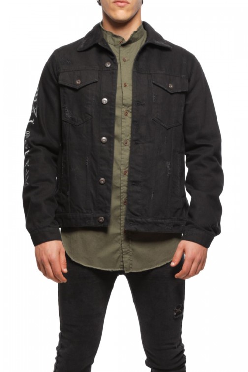 VESTE EN JEAN NOIR
