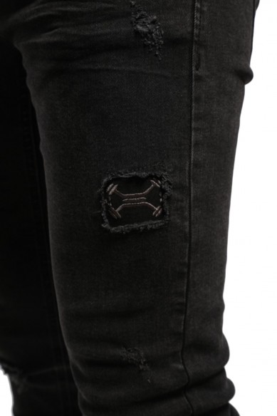 PANTALON JEAN NOIR SKINNY & STRETCH