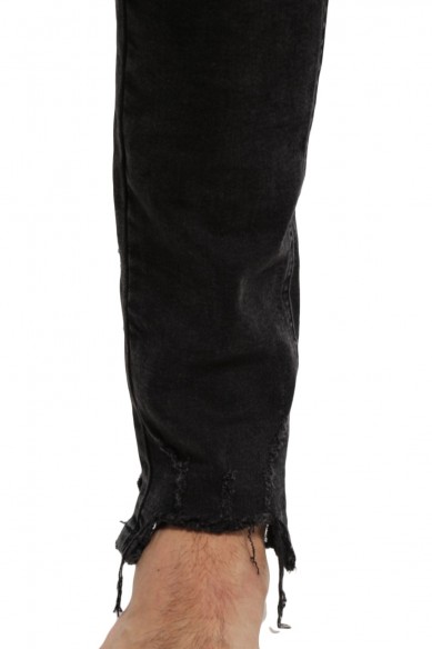 PANTALON JEAN NOIR SKINNY & STRETCH