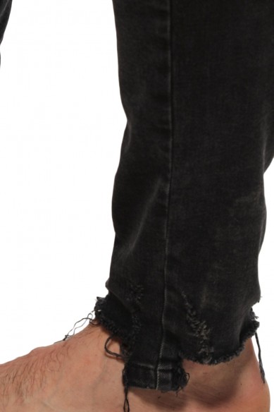 PANTALON JEAN NOIR SKINNY & STRETCH