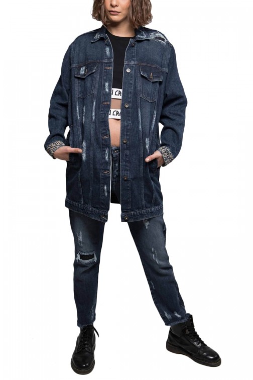 VESTE BLEU FEMME KHOMSA