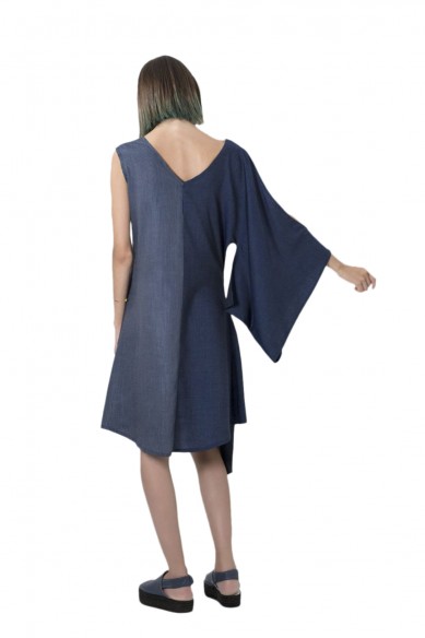 Asymmetrical kyoto dress