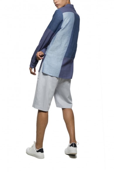 Hassene patchwork shirt