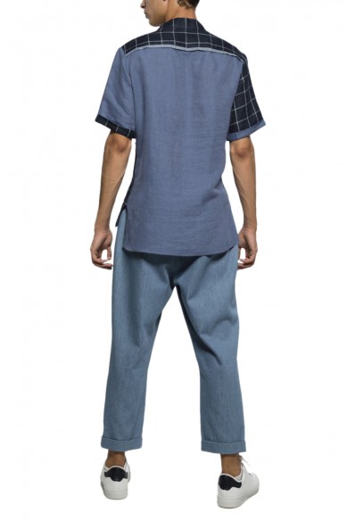 Rolled up baggy pants